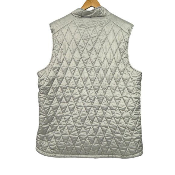 Oakley Wind Chaser Vest Silver XXL Diamond Puffer Quilted Regular Fit - Picture 2 of 7